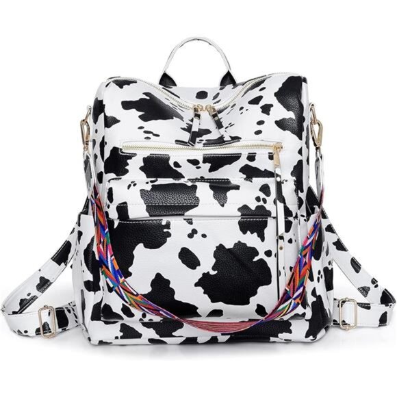 Women's Fashion Backpack bag Cow - Picture 2 of 7